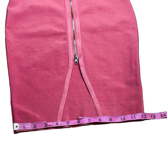 WOW Couture Pink Bandage Pencil Skirt - Size Small - Picture 14 of 16